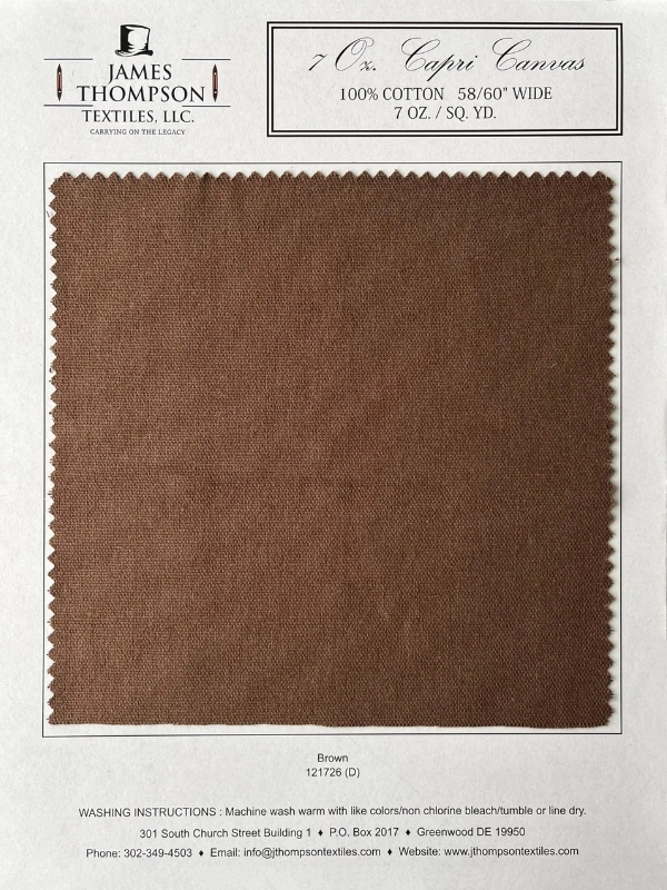 7 oz Cotton Canvas Collection